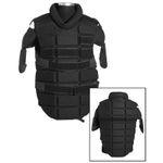 TACTICAL ANTI-RIOT BODY CHEST PROTECTION JACKET POLICE SECURITY AIRSOFT BLACK
