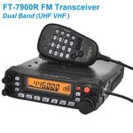 FT-7900R 50W Dual Band FM Transceiver Mobile Car Radio UHF VHF 144MHZ / 430MHZ √