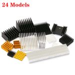 Aluminum Heatsink Radiator Cooling Block For IC Chip Heat Sink Cooler Radiator