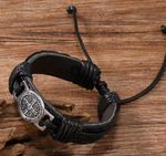 St Benedict bracelet black handmade protection + gift bag 🇬🇧 Seller 