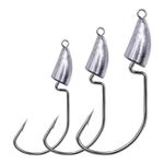 Bullet Swim Jig Head EWG Worm Hooks Weedless Lure Fishing Rig Perch Pike Bass