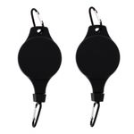 2X STRONG RETRACTABLE HANGING BASKET PULLEY Pull Down Hanger Hook Easy Reach