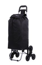 Shopping Trolley 6 Wheel Foldable 47L with Large Bag for Groceries & Elderly