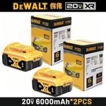 Genuine Dewalt DCB206 20v XR 6ah slide battery *TWIN PACK*