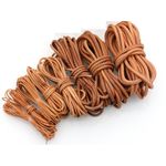 DIY Round Cow Real Leather Cord Lace Rope Weave String for Necklace Bracelet Bag