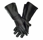 Men's Medieval Renaissance Gauntlet cosplay Leather Gloves Long Arm Cuff