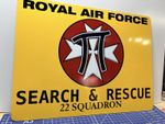 RAF Search & Rescue 22 Sqn Sign Board