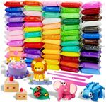 Air Dry Clay for Kids –24 Color Modelling Clay Kit with 5 Clay Tools and Booklet