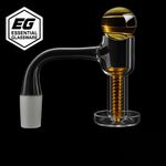 Quartz Slurper Set 14mm With Screw Pearl