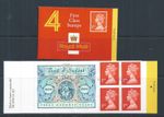 GB QEII 1994 HB7 DB23(1) 4 x First Class Questa Bank of England Label Booklet MN