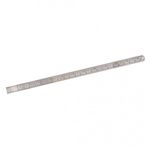 2 x Silverline MT68 Steel Rule, 600mm Measuring Woodwork Inc vat SALEd (A21)