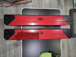 MINOTAUR PROFFESIONAL SAW HORSE PAIR RED ADJUSTABLE HEIGHT