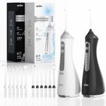 SEJOY 6 Jet Tips Water Flosser Dental Oral Irrigator For Teeth Cleaner Cordless
