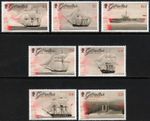 HMS GIBRALTAR Royal Navy Ship Warship 7v MNH Stamp Set FV £6.90 (2017 Gibraltar)