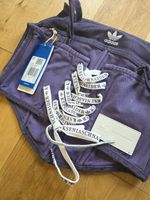 UK 12 brand new Adidas Originals x KSENIASCHNAIDER purple corset top IY7833