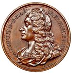 Kings and Queens of England “James II” Medal MS64 Dassier Medal