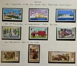 Gambia 1978-79 Ships Independence Paintings x3 complete sets MNH