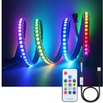 5V USB WS2812B Led Strip WS2812 Individually Addressable Pixel Light With 14Key