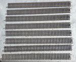 Peco Nickel Silver 00 Gauge Track ST-201 Double Straight x 8 (Hornby R601 equiv)