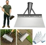 Pelle & Sol Garden Shovel & Moss Remover Tool w/Gloves - Heavy Duty Shovel Garde