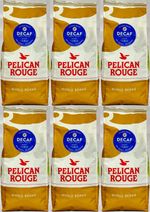 Pelican Rouge Decaffeinated Decaf Whole Coffee Beans Medium Roast – 6 x 1kg Bags