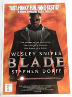 Blade. Wesley Snipes. Original UK Video Shop Poster.