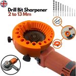 Drill Bit Sharpener 2 to 13 Mm Drill Bits Grinder