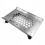 Stainless Steel PC Stand Load Bearing Rolling PC Stand Wide Base for Desk