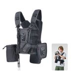 Ulanzi CB04 Uka Camera Harness Dual Shoulder Strap MOLLE Chest Mount POV