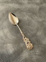 SUPERB SOLID SILVER HALLMARKED HILDESHEIMER ROSE SPOON CIRCA 1950