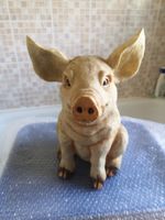 Pig 14 Inches Height Resin Pig Statue Animal Perfect No Damage