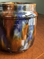 vintage ceramic tobacco humidor jar manufactured by Matter & Co in England 1970s