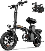 URLIFE 14" Foldable Electric Bike for Adults City Folding E-bike 250W Motor UK
