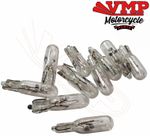 10x 5mm SMALL-T5-CLEAR-12v-1.2w Wedge LAMPS FRUIT MACHINES Arcade Quiz BULBS