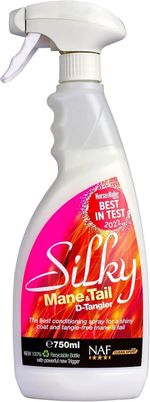 NAF Silky Mane & Tail Detangler Spray Horse Grooming 750 ml.. &
