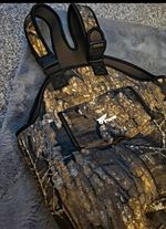 Fans Men's Neoprene Chest Waders Bootfoot Camo Adjustable Braces US4/5