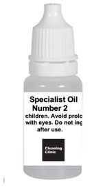 Clock watch and timepiece mechanical mechanism lubricant. Modern silicone oil.