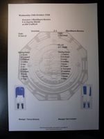 1928 FA Charity Shield Everton v Blackburn Rovers Matchsheet