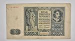 Poland 50 Zlotych 1941  Pick P-102 German Occupation WWII Banknote F/VF