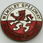 Wembley Speedway Supporters Club Lions Motorcycle Racing Enamel Buttonhole Badge