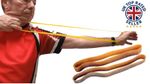 Cartel Archery Exercise Elastic Warm Up Stretch Bands Recurve Compound Bow 2pkt