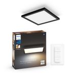Philips Hue White Ambiance Aurelle Smart LED Panel Light 30 x 30 cm, Black 