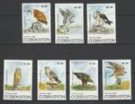 Uzbekistan 1999 Birds of prey 7 MNH stamps