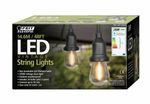Feit 48ft (14.6m) Heavy Duty LED Waterproof String Lights Set + 26 Bulbs NEW