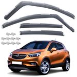 For Vauxhall Mokka/Mokka X MK1 2012-2020 5 Door SUV Wind Deflectors 4pc Tinted