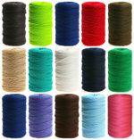 3MM BRAIDED NETTING TWINE ANORAK CORD, AVAILABLE IN DIFFERENT COLOURS & LENGTHS