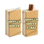 ice cream van sticker Vanilla Wafer Flake Duo Scoop trailer decals (choose size)