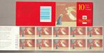 GB 1996  LX11 Christmas  1st Class Booklet  10x1st Stamps.  Cylinder Numbers