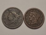 1834 & 1854 Large Cents Lot *69
