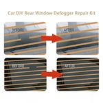 Car Rear Heated Window Defogger Repair Tool Demister Element Copper Paint Pen UK